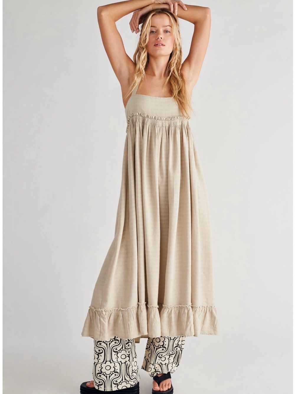 Free People Gretchen Pinafore Convertable Dress✨